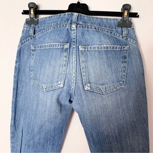 Dondup Italy curve distressed boot cut jeans